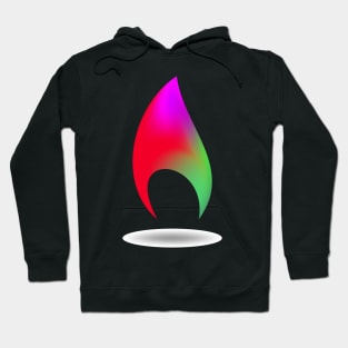 Letter A rainbow style Hoodie